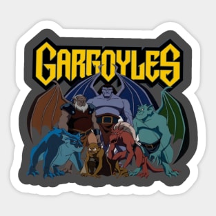 Gargoyles 90s kid Sticker